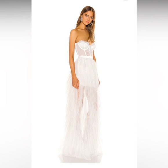 Bustier Gown in WhiteFor Love & Lemons - Picture 2 of 4